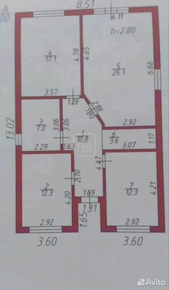 Тёплый кирпичный дом площадью 110 м² на участке 5 соток Выселки