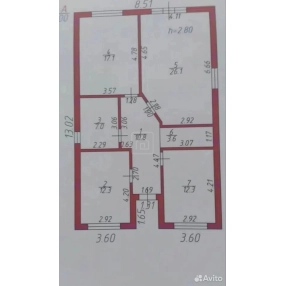 Тёплый кирпичный дом площадью 110 м² на участке 5 соток Выселки